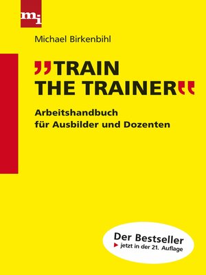 cover image of Train the Trainer